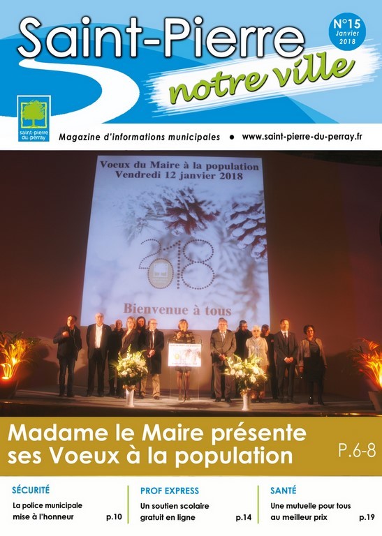 Catherine Aliquot-Vialat St Pierre du Perray magazine municipal janvier 2018