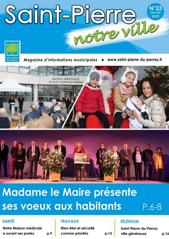 Catherine Aliquot-Vialat St Pierre du Perray magazine municipal janvier 2020