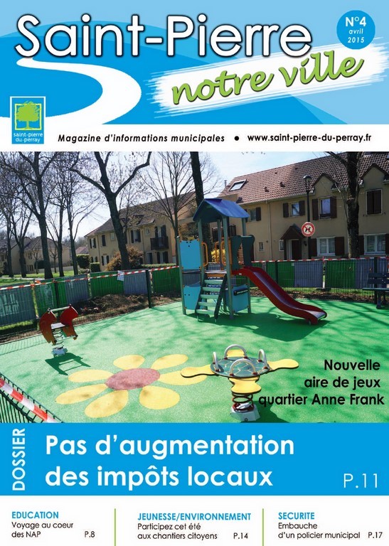 Catherine Aliquot-Vialat St Pierre du Perray magazine municipal avril 2015