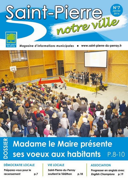 Catherine Aliquot-Vialat St Pierre du Perray magazine municipal janvier 2016