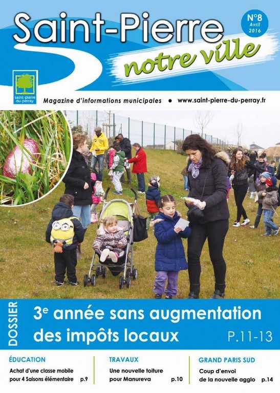 Catherine Aliquot-Vialat St Pierre du Perray magazine municipal avril 2016
