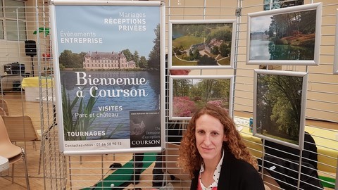 Catherine Aliquot-Vialat, salon du tourisme, 29 février 2020, St Pierre du Perray