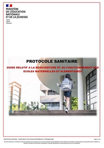 Protocole sanitaire, St Pierre du Perray