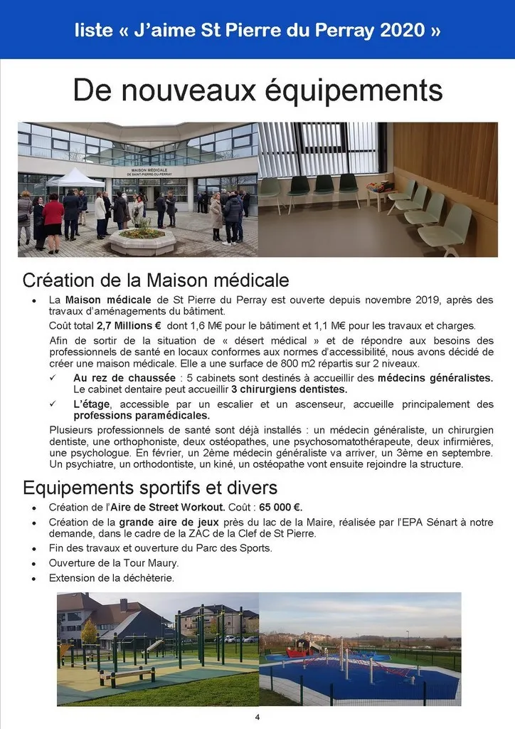 Maison médicale Bilan 2014-2020 - Maison médicale - St Pierre du Perray