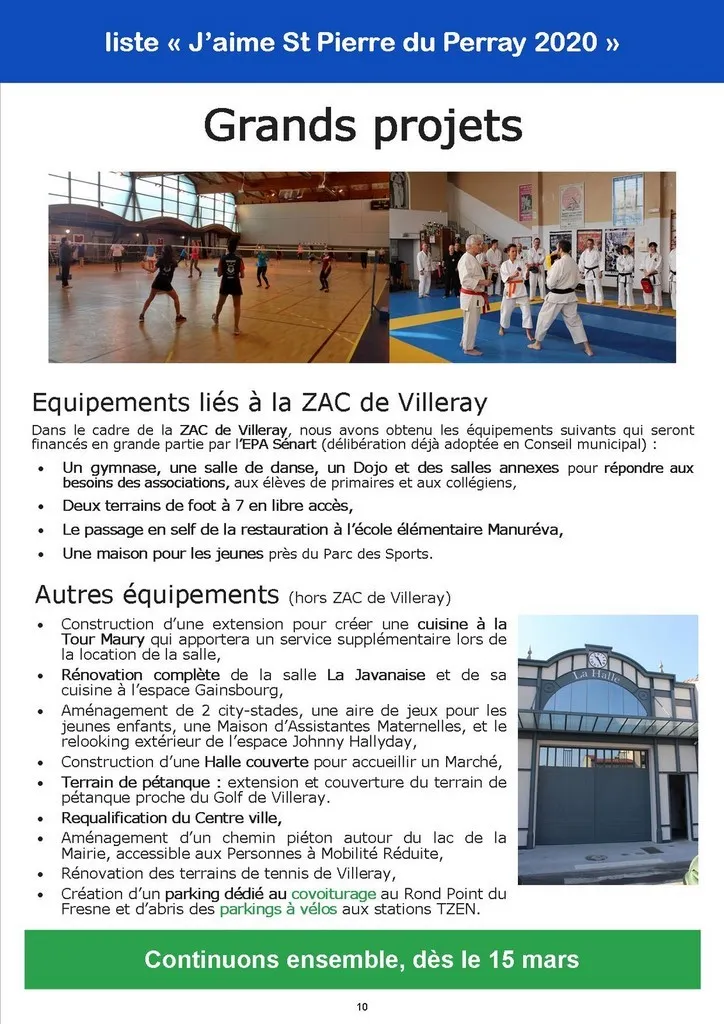Catherine Aliquot-Vialat, Programme 2020-2026, St Pierre du Perray