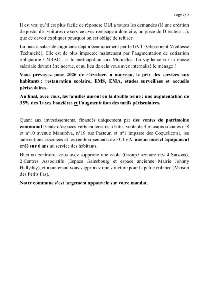 Intervention de Catherine Aliquot-Vialat sur le BP 2025 de St Pierre du Perray - page 01 Intervention de Catherine Aliquot-Vialat sur le BP 2025 de St Pierre du Perray - page 01