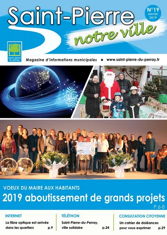 magazine municipal St Pierre du Perray janvier 2019 Catherine Aliquot-Vialat