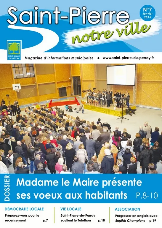 magazine municipal St Pierre du Perray janvier 2016 Catherine Aliquot-Vialat