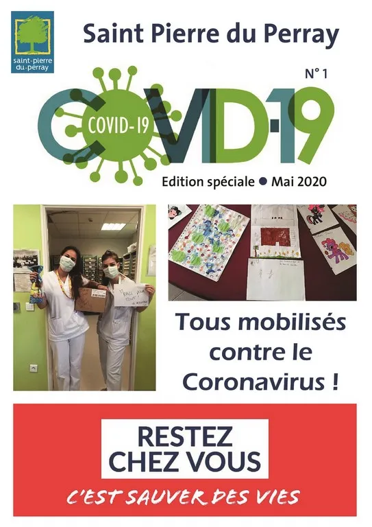 magazine municipal St Pierre du Perray special Covid-19 mai 2020 Catherine Aliquot-Vialat