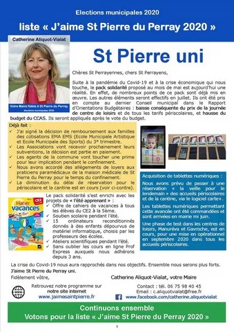 St Pierre uni Catherine Aliquot-Vialat, St Pierre uni