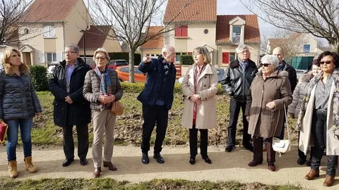 Verger pédagogique - 15 février 2020 Catherine Aliquot-Vialat, Verger pédagogique, St Pierre du Perra