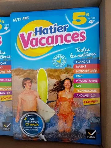 été apprenant, Catherine Aliquot-Vialat, distribution de cahiers de vacances
