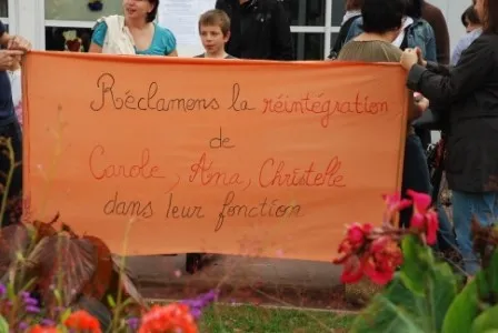 St Pierre du Perray manifestation du 16 sept 2011